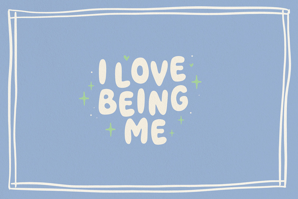 Chubby Bubbie - Bubble Display Font, a Handwritten Font by type peace (Photo 5 of 8)