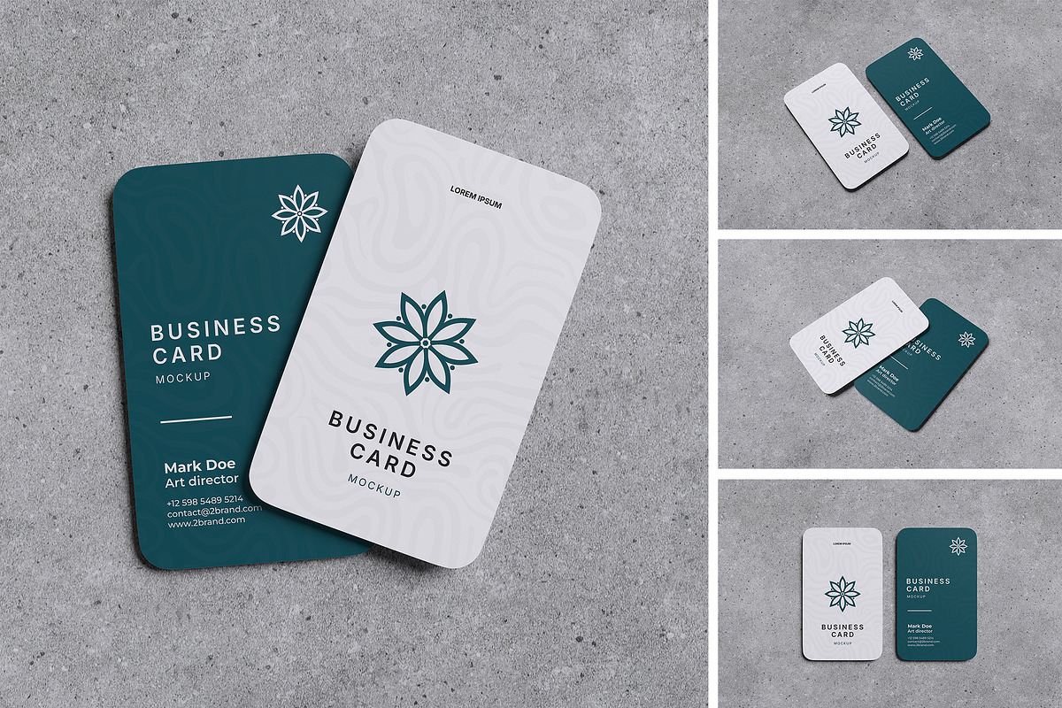 Business Card Mockup, an Advertising Mockup by swsi-studio (Photo 1 of 5)