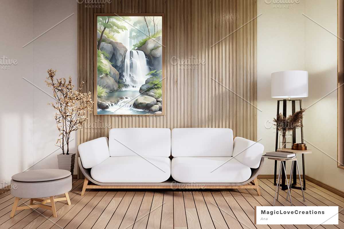 Nature Landscape Print Wall Decor, a Poster Template by MagicLove Creations (Photo 2 of 8)