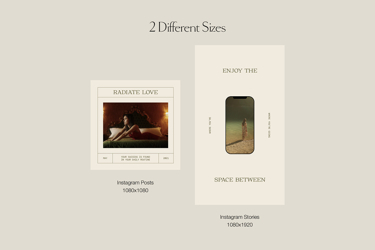 Instagram Creator Social Templates, a Social Media Template by Love Radiation Studio (Photo 9 of 16)