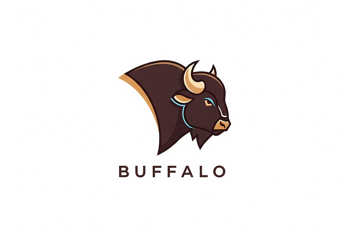 Stylized Buffalo Head, a Branding & Logo Template by Logocreative (Photo 1 of 2)