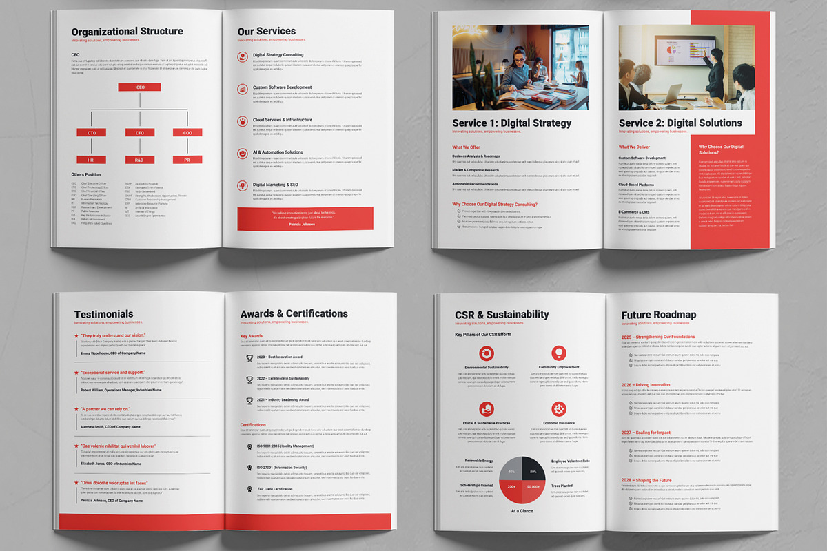 Company Profile for Construction preview 3