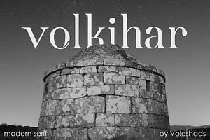 Volkihar Modern Serif Font