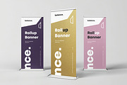 Roll Up Banner Mock-up, an Advertising Mockup by zippypixelstudio (Thumbnail 6 of 9)