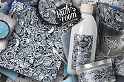 Bathroom Graphics Seamless Patterns, a Pattern Graphic by BALABOLKA (Thumbnail 4 of 7)