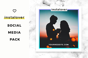 Instalover Instagram SocialMediaPack