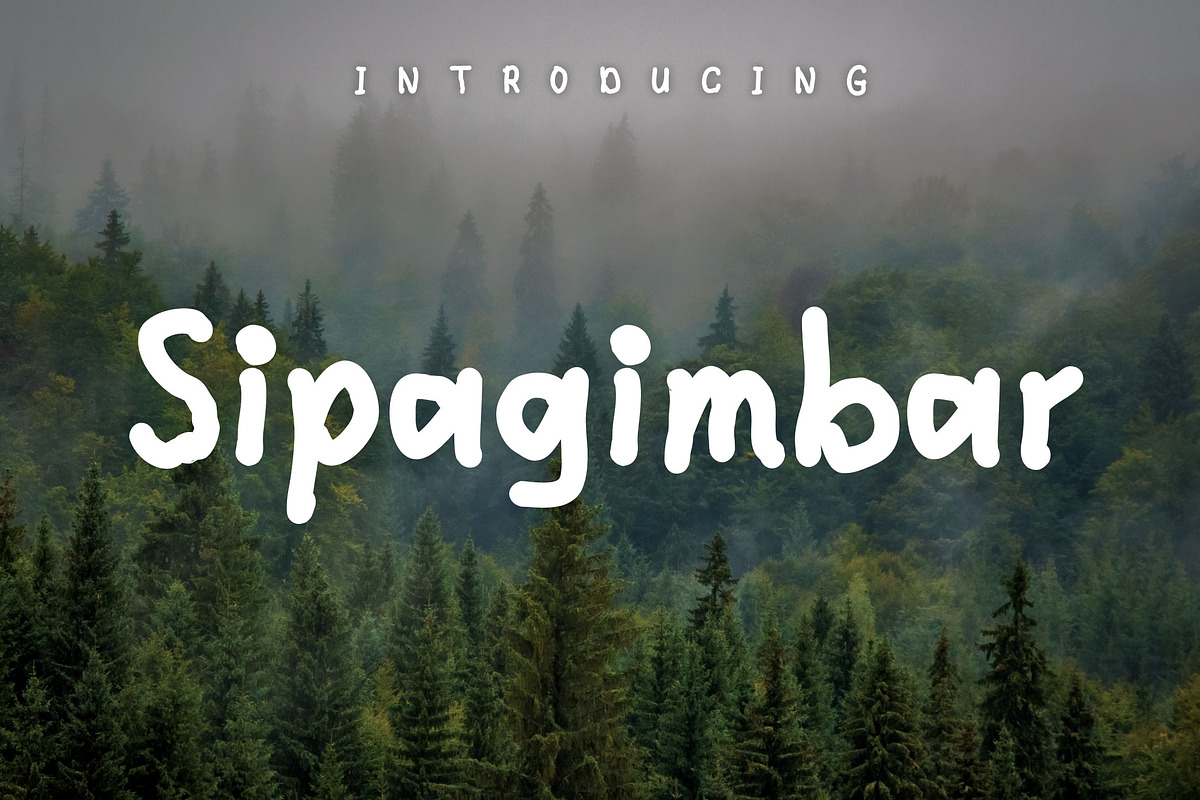 Sipagimbar | Handwritten Font, a Handwritten Font by Royaltype (Photo 1 of 6)