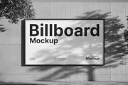 Billboard Mockup on Wall, a Product Mockup by graphypix (Thumbnail 3 of 4)