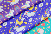 Happy Rainbow Unicorns Clipart Pack, an Animal Illustration by CherithDrawsThings (Thumbnail 5 of 8)