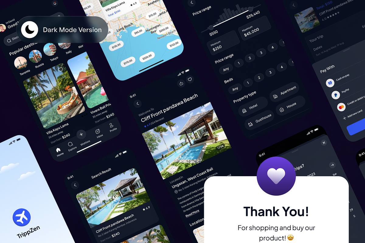 Trippzen - Hotel Booking App Premium, an App Template by helloshadhin (Photo 5 of 5)
