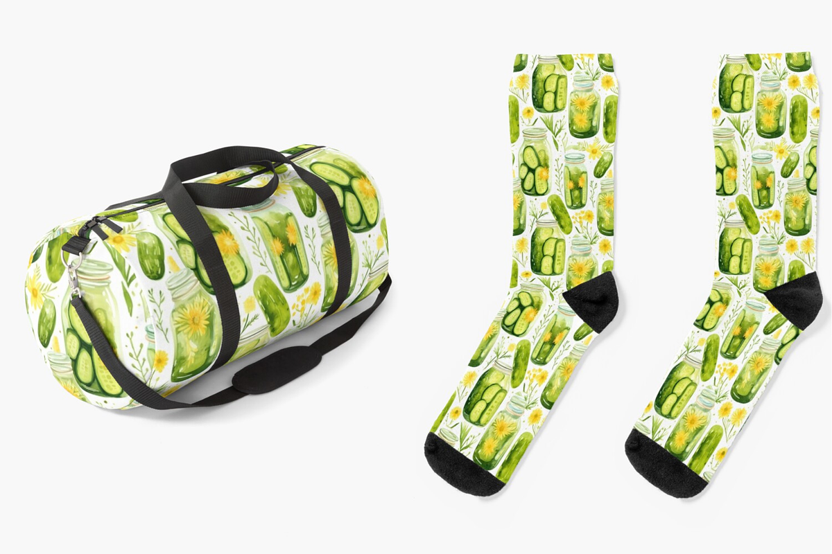 Pickles pattern, a Pattern Graphic by AlexandraTret (Photo 3 of 3)