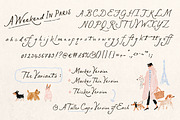 Weekend In Paris Font Duo, a Handwritten Font by Nicky Laatz (Thumbnail 12 of 22)