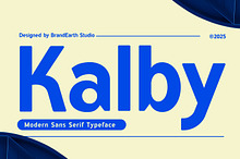 Kalby - Bold Rounded Sans Serif