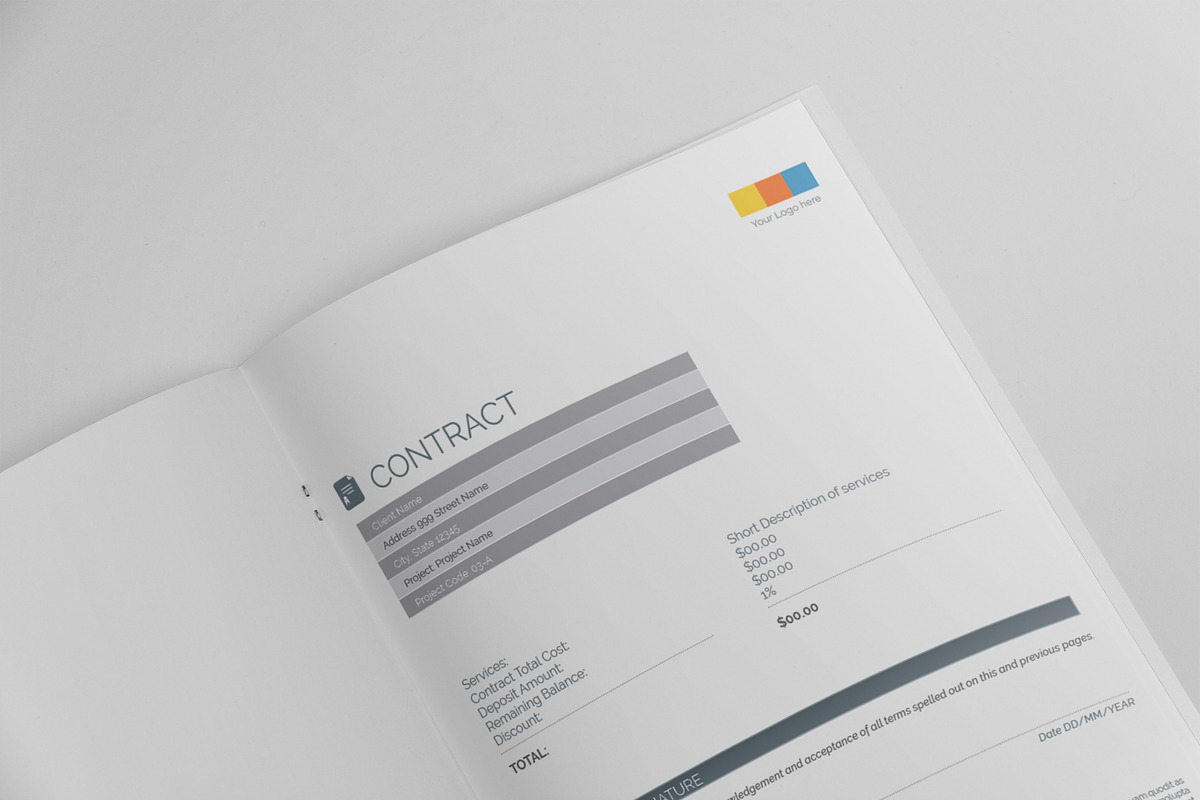 Proposal Contract & Invoice, a Brochure Template by Andre28 (Photo 6 of 9)