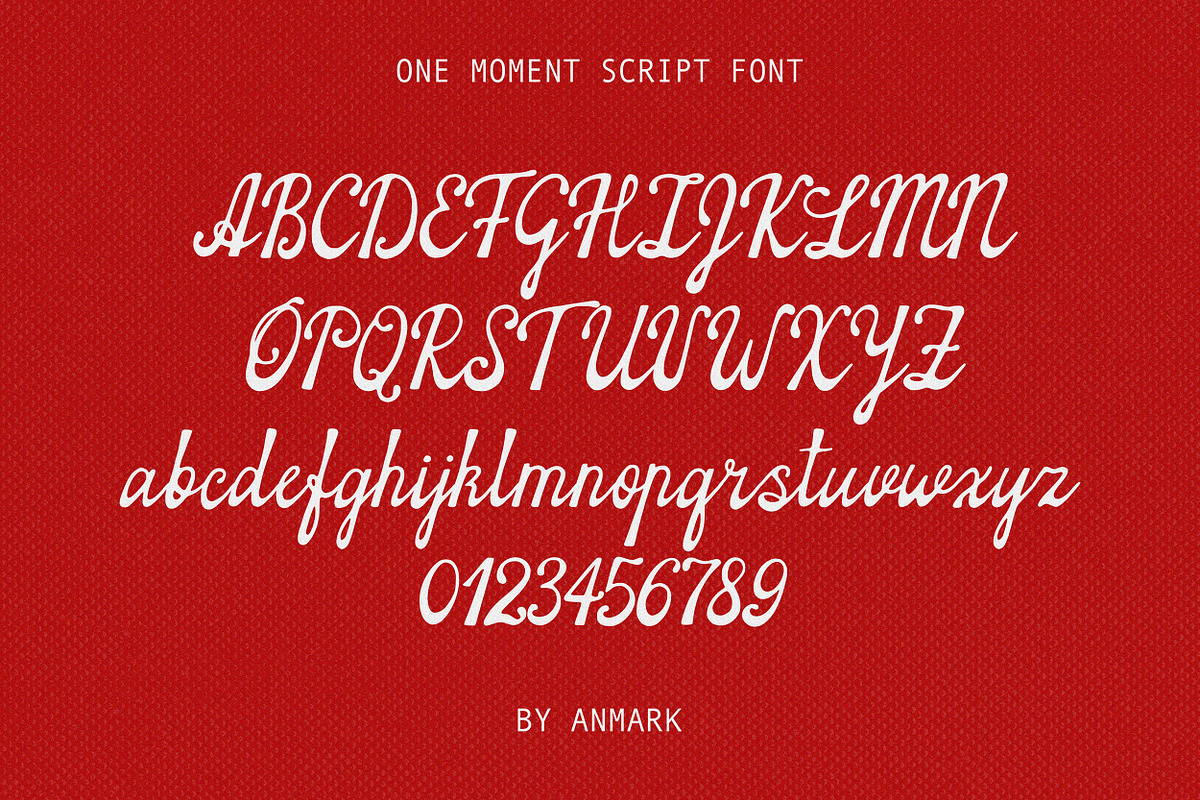 One Moment | Elegant Script Font, a Script Font by AnMark (Photo 7 of 11)