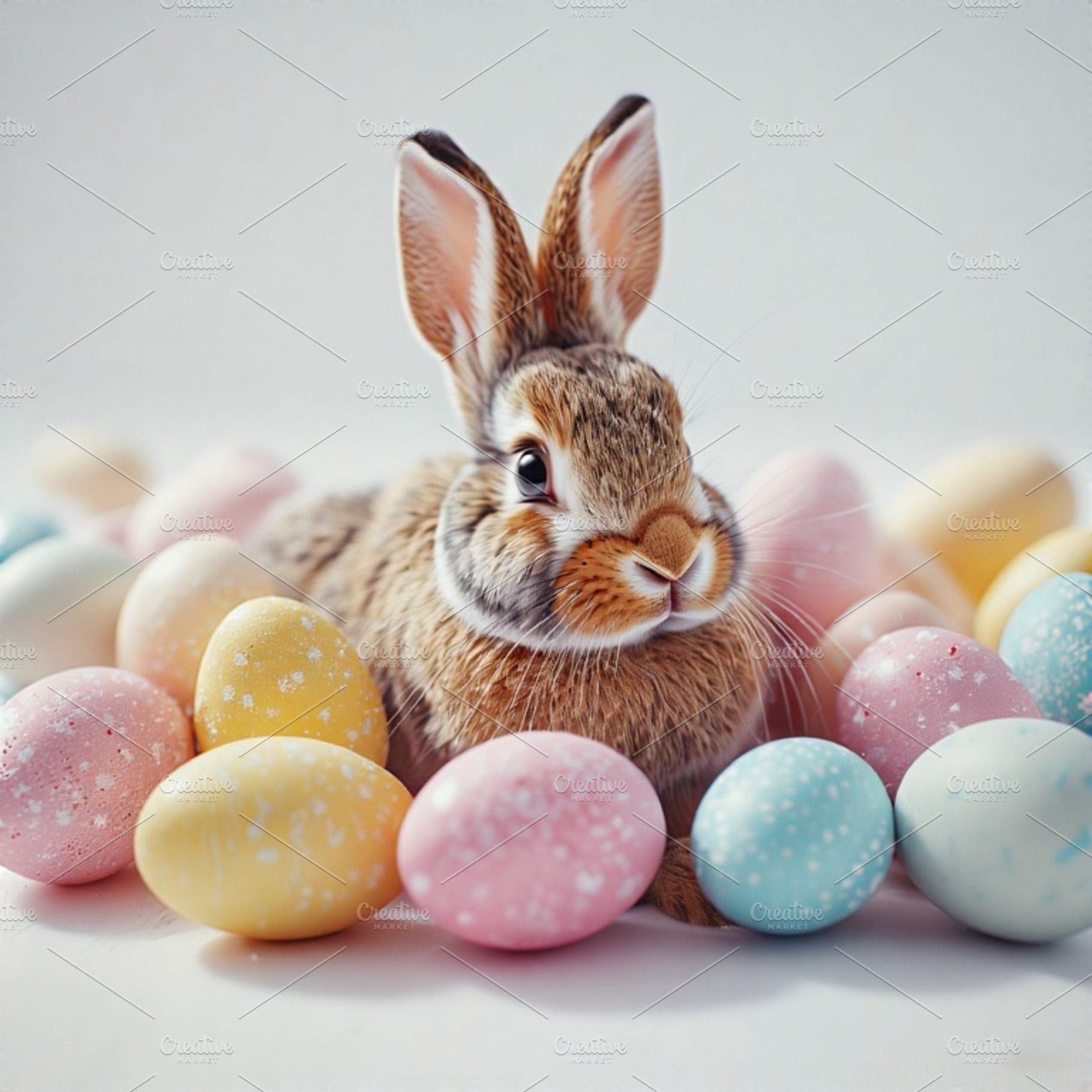 Pastel Eggs Easter Bunny image, a Holiday Photo by ComfortQ