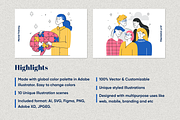 Online therapy illustrations, a Healthcare Illustration by ZP Design (Thumbnail 4 of 8)