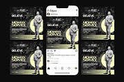 Midweek Prayer Service Church Flyer, a Social Media Template by church flyer templates (Thumbnail 8 of 9)