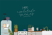 Scandi home: Kitchen Interior, decor, an Object Graphic by Ruslana Lubenets (Thumbnail 4 of 11)