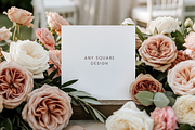 Square Card Mockup Garden Rose, a Product Mockup by TatiMockup (Thumbnail 2 of 5)
