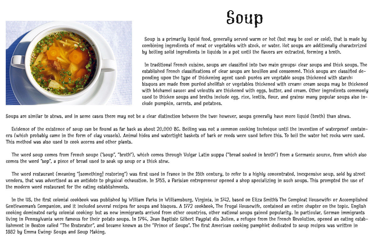 Cream Soup | Sauce Made Font preview 4