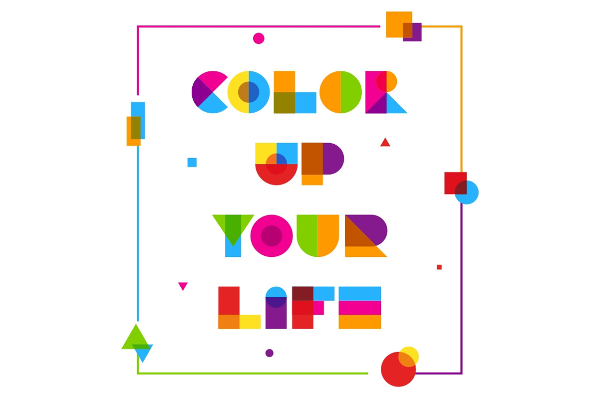 Garis Lengkung - Colorful Font preview 2