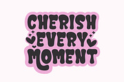 Darling Groove - Retro Groovy Font, a Handwritten Font by SaktiAvellin (Thumbnail 2 of 8)