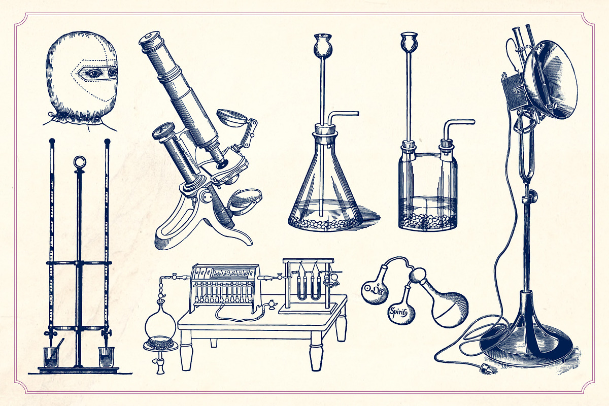 Vintage Science Illustrations, a Technology Illustration by Mr Vintage (Photo 8 of 11)