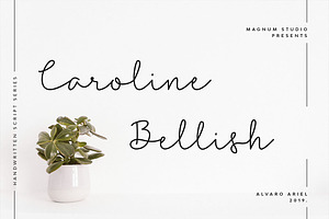 Caroline Bellish Script Font