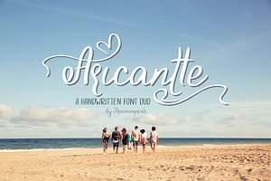 Aricantte - Handwritten Font Duo