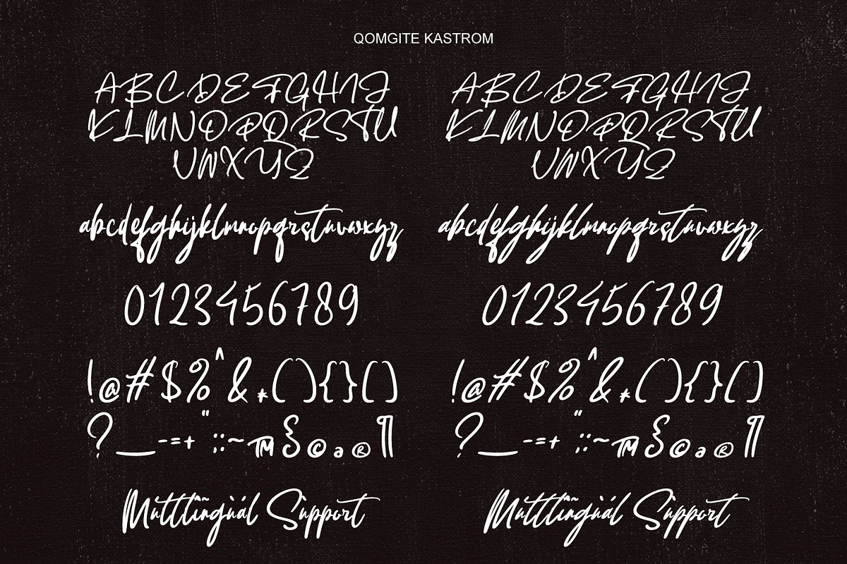 Qomgite Kastrom Handwritten Script, a Handwritten Font by Haps Space (Photo 9 of 10)