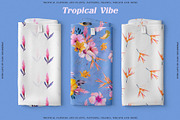 Floral Tropical Vibe, a Wallpaper Graphic by nadispasibenko (Thumbnail 11 of 21)