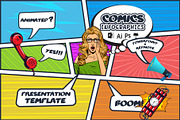 Comics Template Presentation, a Presentation Template by Infographics project (Thumbnail 1 of 9)