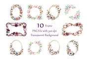 Anemone Watercolor Floral Clipart, a Decorative Illustration by ForhadGFX (Thumbnail 9 of 14)