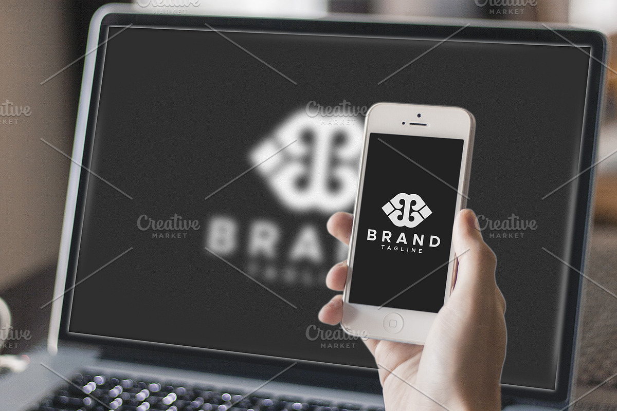 BB letter symbol logo design, a Branding & Logo Template by Amadul11 (Photo 4 of 4)