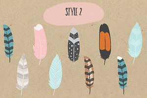 Bohemian Feathers Pack