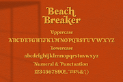 Beach Breaker – Retro Serif Font, a Serif Font by Fikryal Studio (Thumbnail 14 of 15)