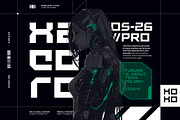 Clockyn - Futuristic & Bold Expanded, a Sans Serif Font by Typia Nesia (Thumbnail 5 of 11)