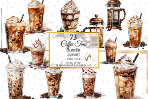 Coffee Clipart Bundle