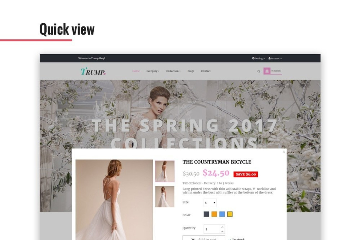 Ap Trump Responsive Prestashop, a Bootstrap Template by LeoTheme (Photo 5 of 6)