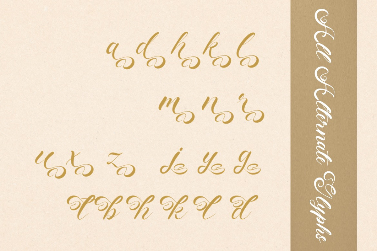 Fenshui – Fancy Script Font, a Script Font by Dhabee (Photo 7 of 17)