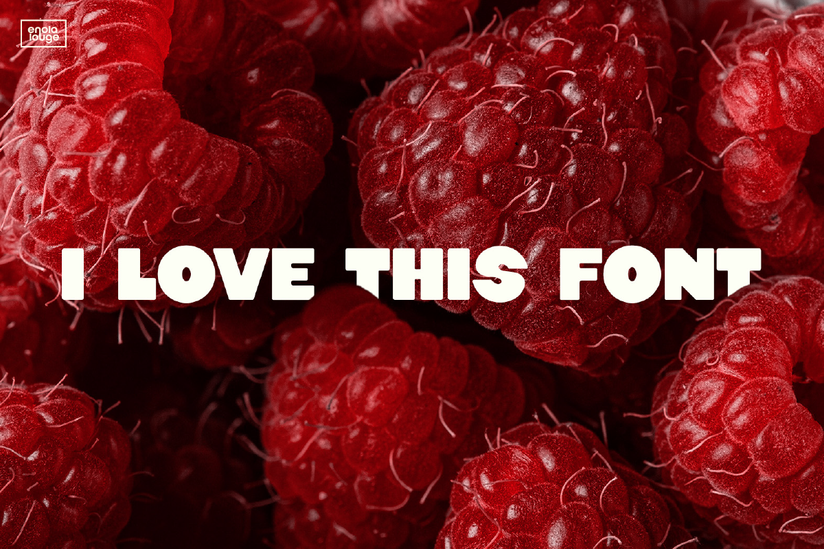 Pancake - sans-serif chunky font, a Font by Enola Louge (Photo 4 of 15)