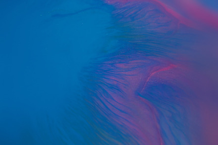 Ink spilling color blend water sparkling wet flow