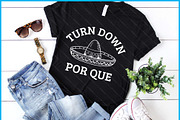 Turn Down Por Que Funny SVG PNG, a Graphic by Creativeusart (Thumbnail 1 of 4)