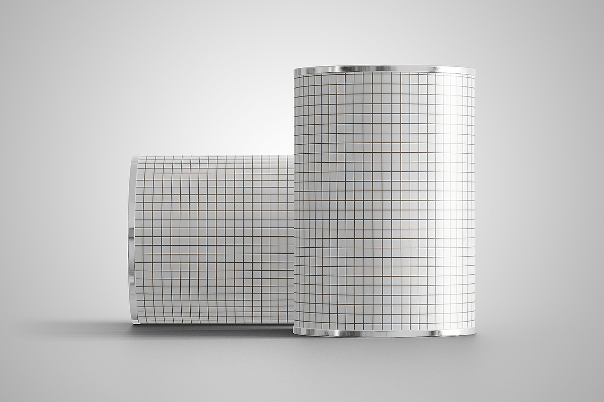 Canned Food Mockup 10 PSD Files, a Cups & Container Mockup by Muhazdinata (Photo 17 of 21)