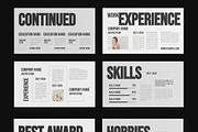 Resume Presentation Template, a Presentation Template by ClickPaint_Studio (Thumbnail 2 of 5)