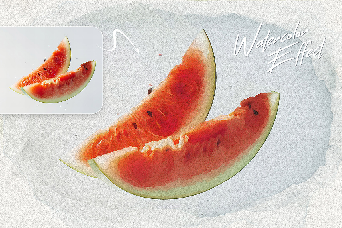 Watercolor Frames Photoshop Effects, a Layer Style Add-On by Andrew Skoch Design (Photo 8 of 12)