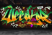 Graffiti Text Effects (10 PSD Files), a Layer Style Add-On by Hyperpix Productions (Thumbnail 10 of 14)