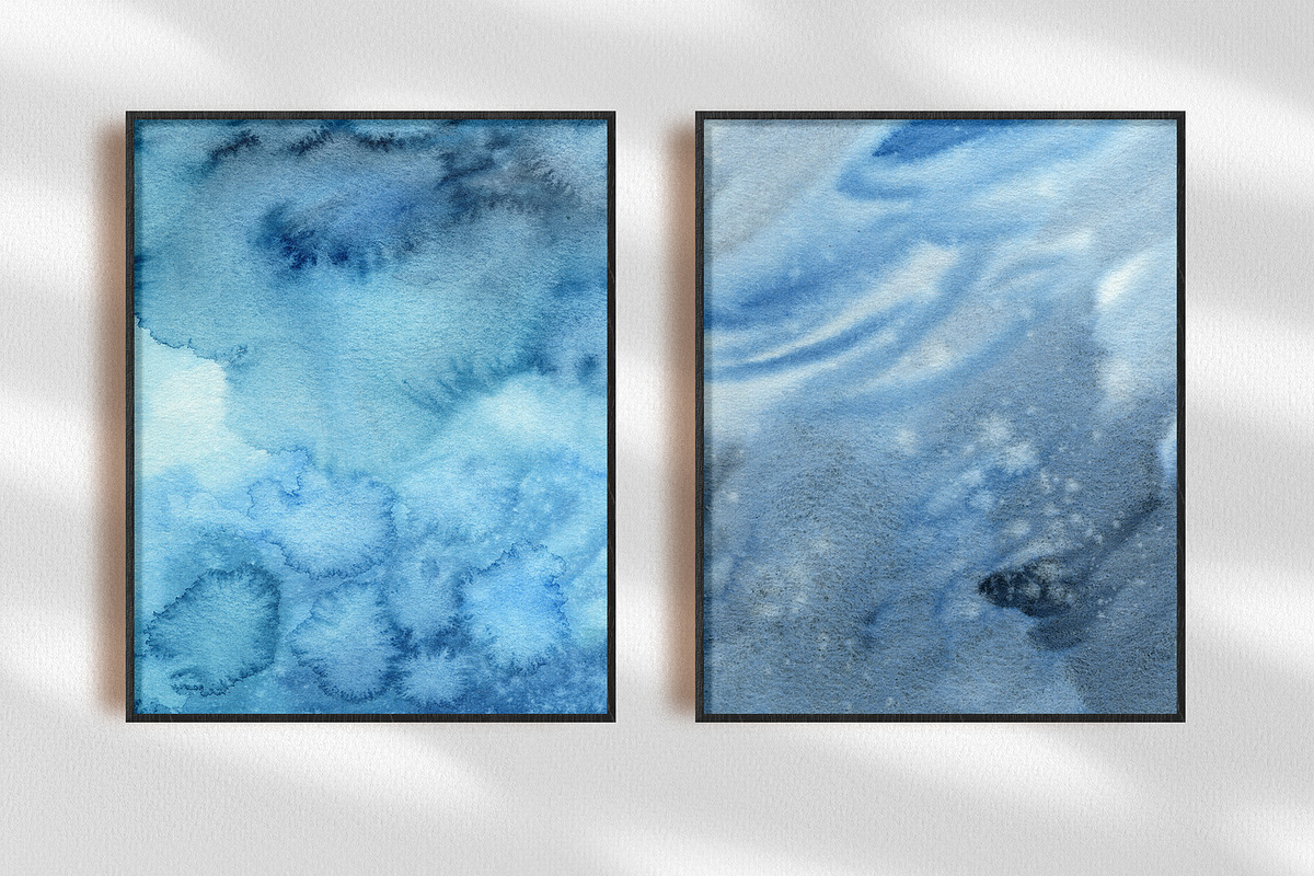 Frozen Watercolor Textures, a Texture Illustration by YarovaArt (Photo 14 of 15)