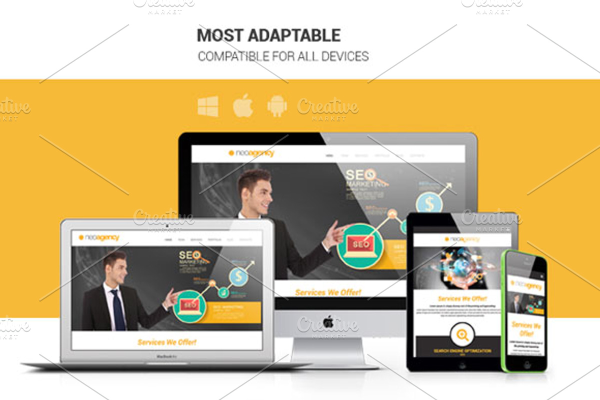 neoAgency – HTML5 Corporate Template, a Bootstrap Template by Theme in the Box (Photo 5 of 5)